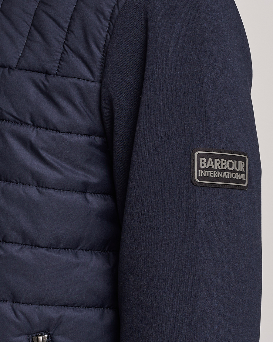 Herr | Tröjor | Barbour International | Counter Quilt Zip Sweat Night Sky