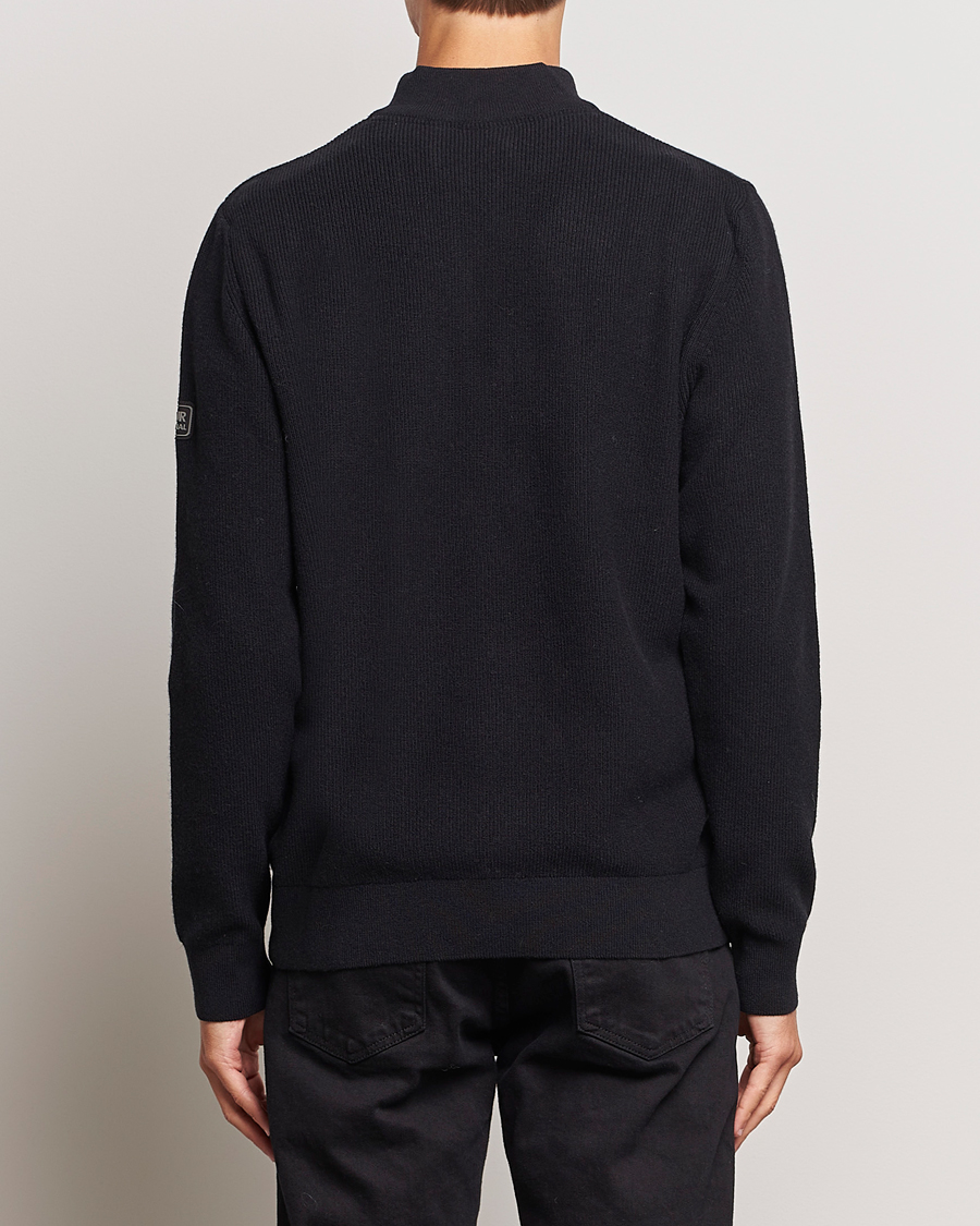 Herr | Tröjor | Barbour International | Corser Knitted Halfzip Black