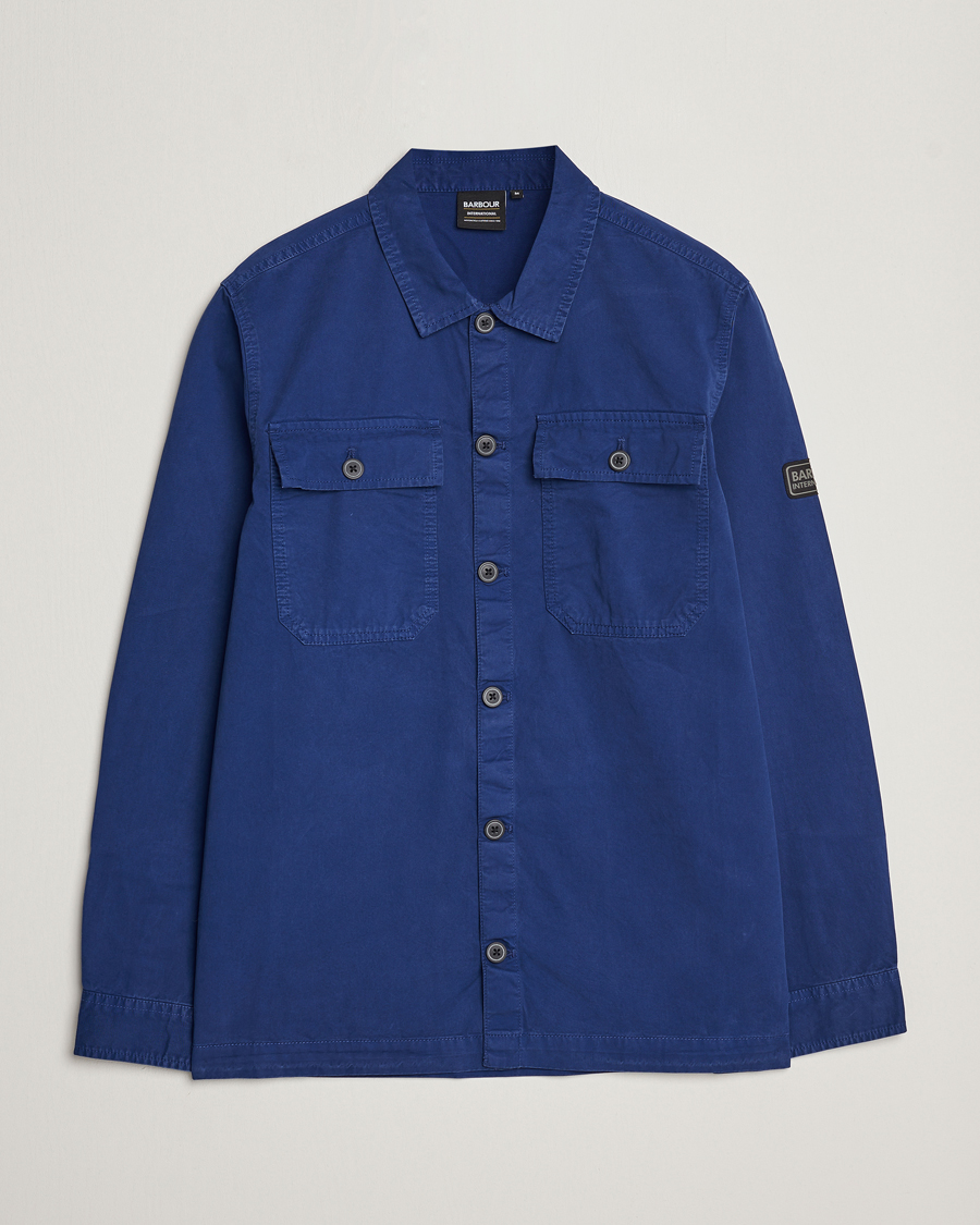 Herr | Skjortor | Barbour International | Adey Pocket Overshirt Inky Blue