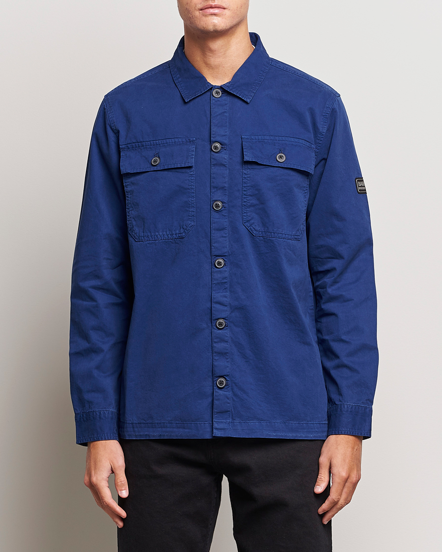 Herr | Skjortor | Barbour International | Adey Pocket Overshirt Inky Blue