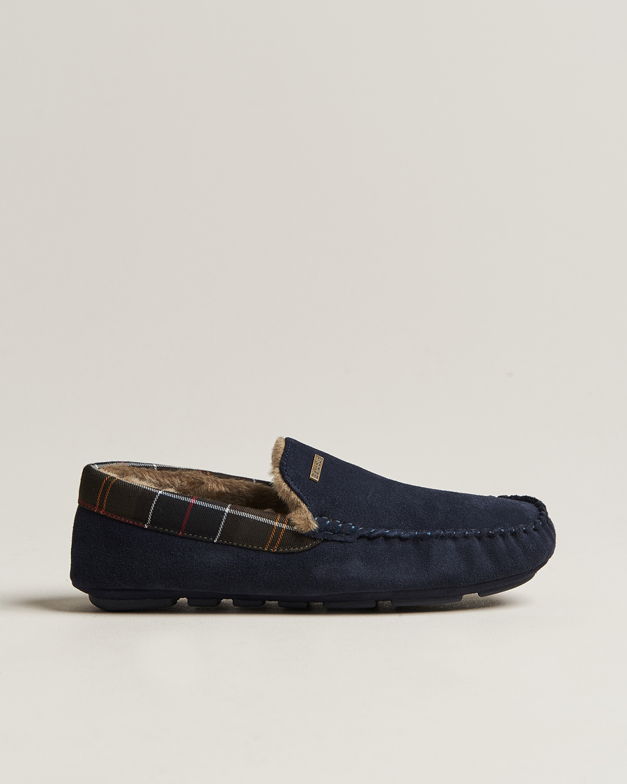 Herr | Barbour Lifestyle Monty Indoor Car Shoe Navy Suede | Barbour Lifestyle | Monty Indoor Car Shoe Navy Suede