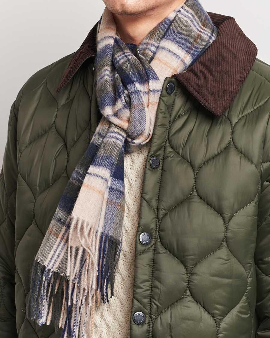 Herr | Barbour | Barbour Lifestyle | Lambswool/Cashmere New Check Tartan Sand/Beige/Plaid