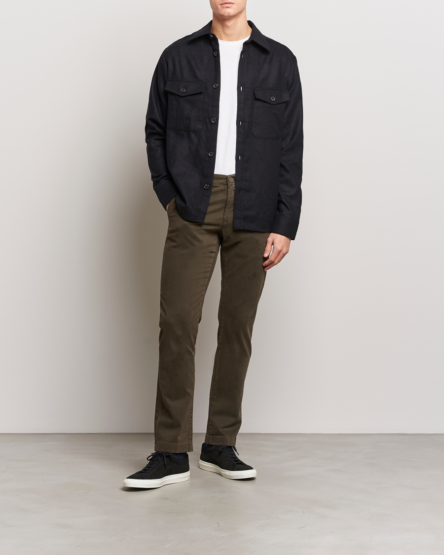 Herr | Byxor | Jacob Cohën | Bobby Cotton Chinos Brown