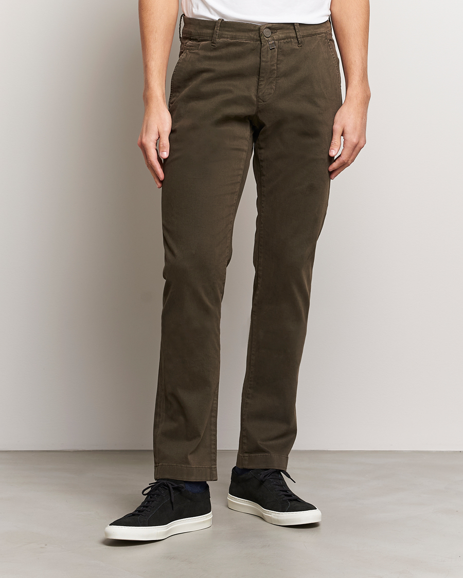 Herr | Byxor | Jacob Cohën | Bobby Cotton Chinos Brown
