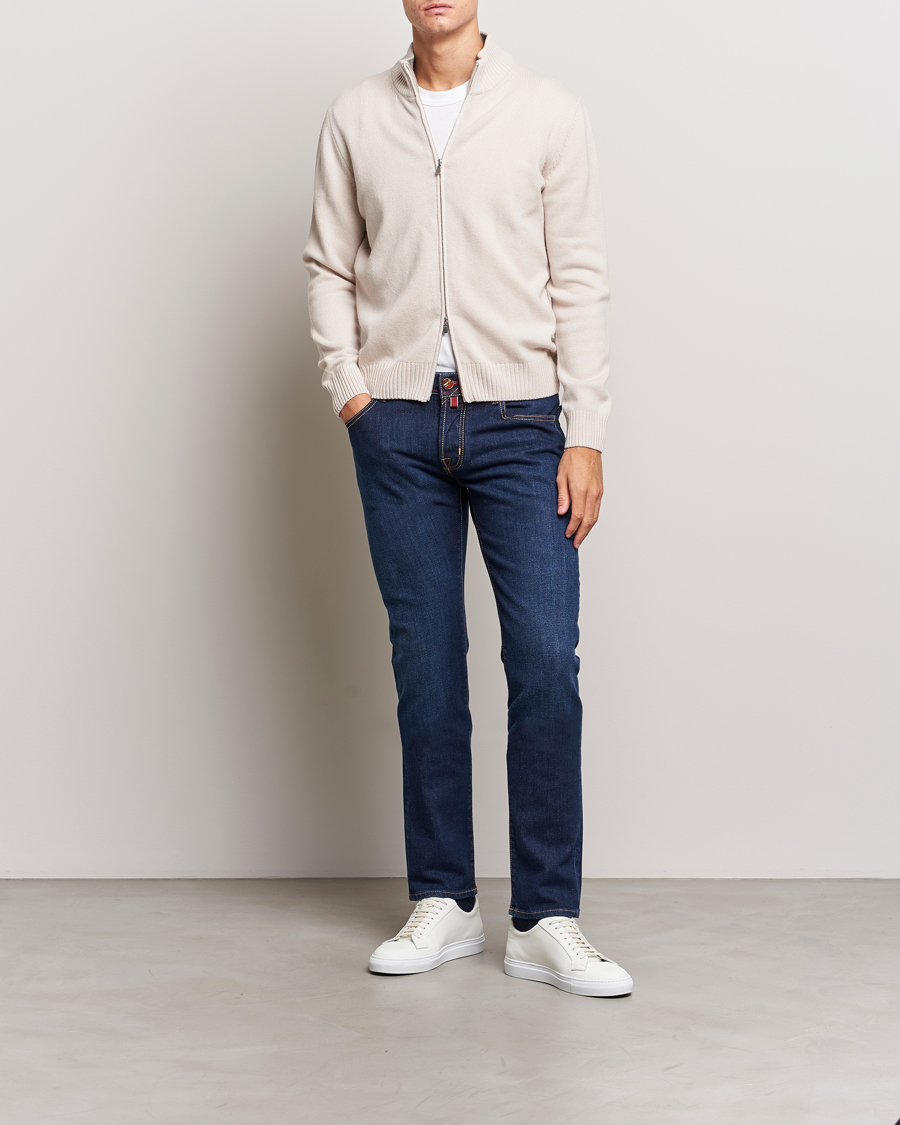 Herr | Jeans | Jacob Cohën | Nick Venice Slim Fit Stretch Jeans Dark Blue