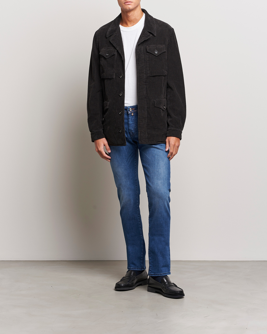Herr | Jeans | Jacob Cohën | Nick Limited Edition Slim Fit Jeans Mid Blue