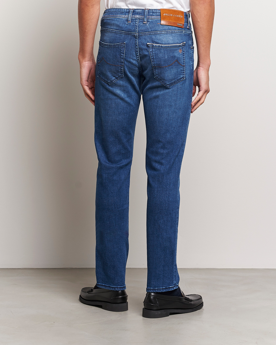 Herr | Jeans | Jacob Cohën | Nick Limited Edition Slim Fit Jeans Mid Blue