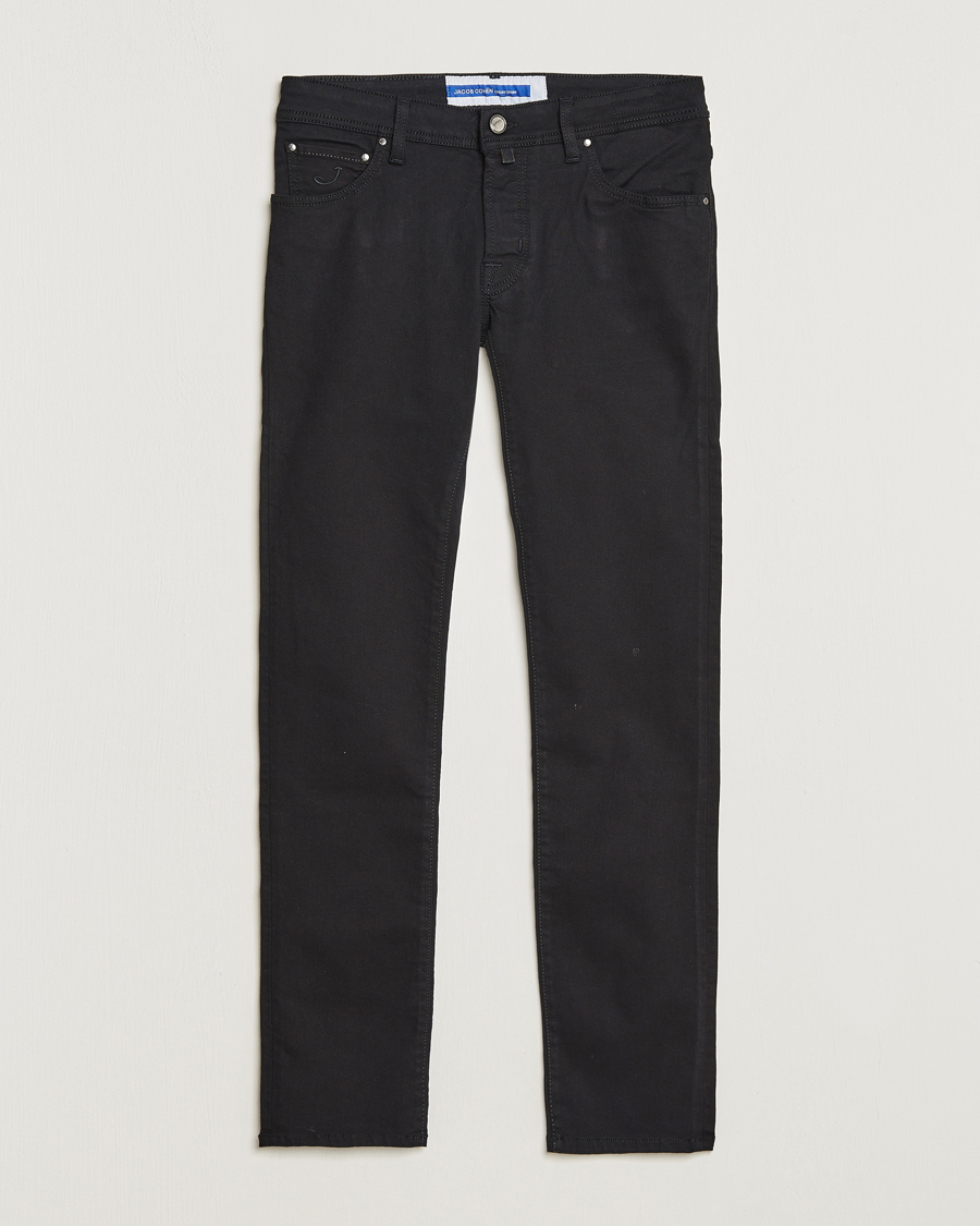 Herr | Jeans | Jacob Cohën | Nick Slim Fit Stretch Jeans Stay Black