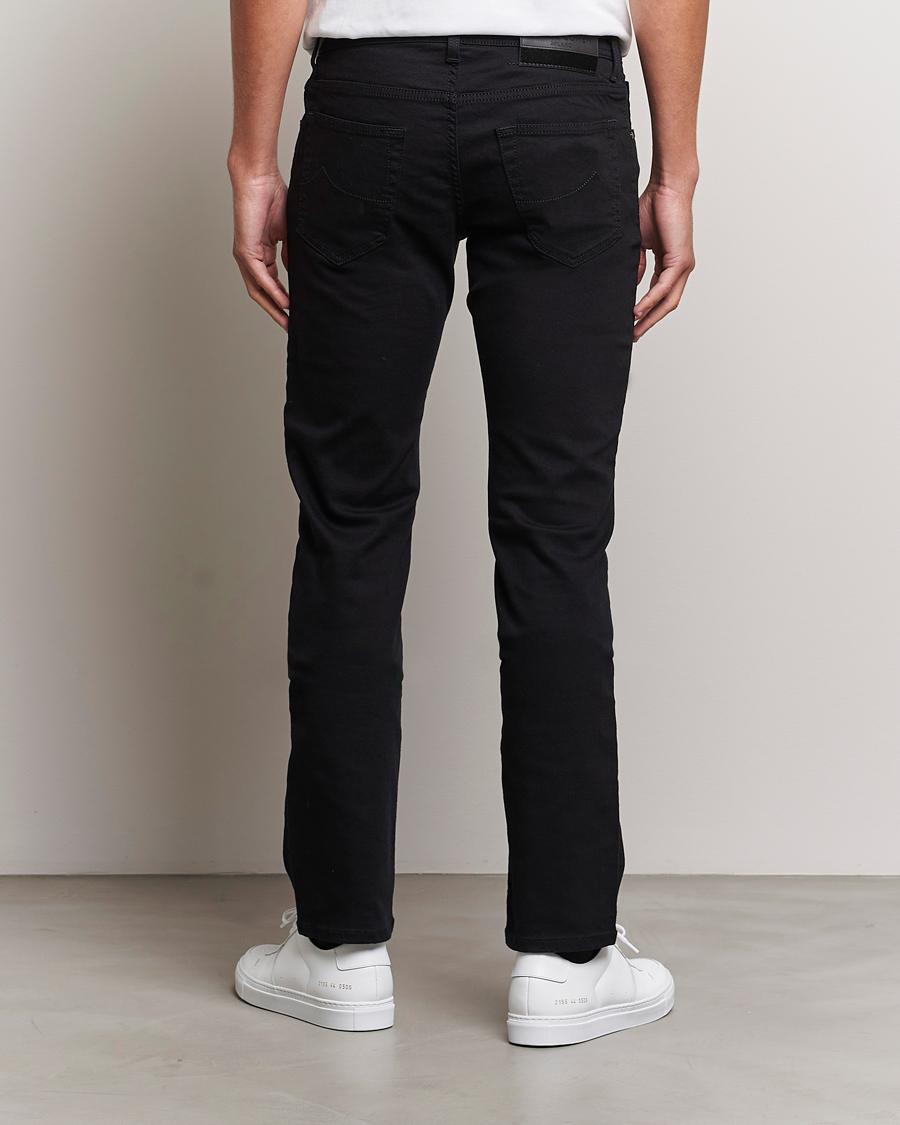 Herr | Jeans | Jacob Cohën | Nick Slim Fit Stretch Jeans Stay Black