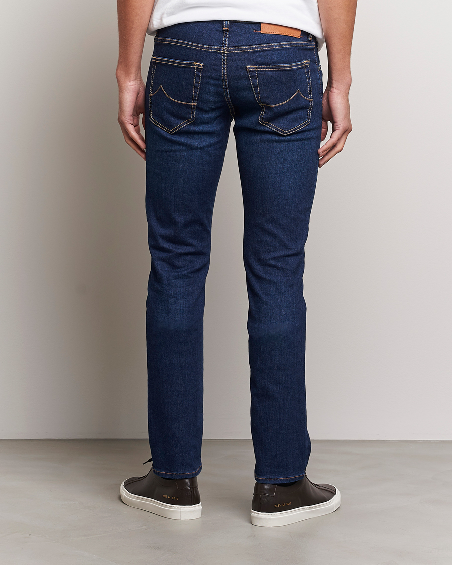 Herr | Jeans | Jacob Cohën | Nick Slim Fit Stretch Jeans Mid Blue