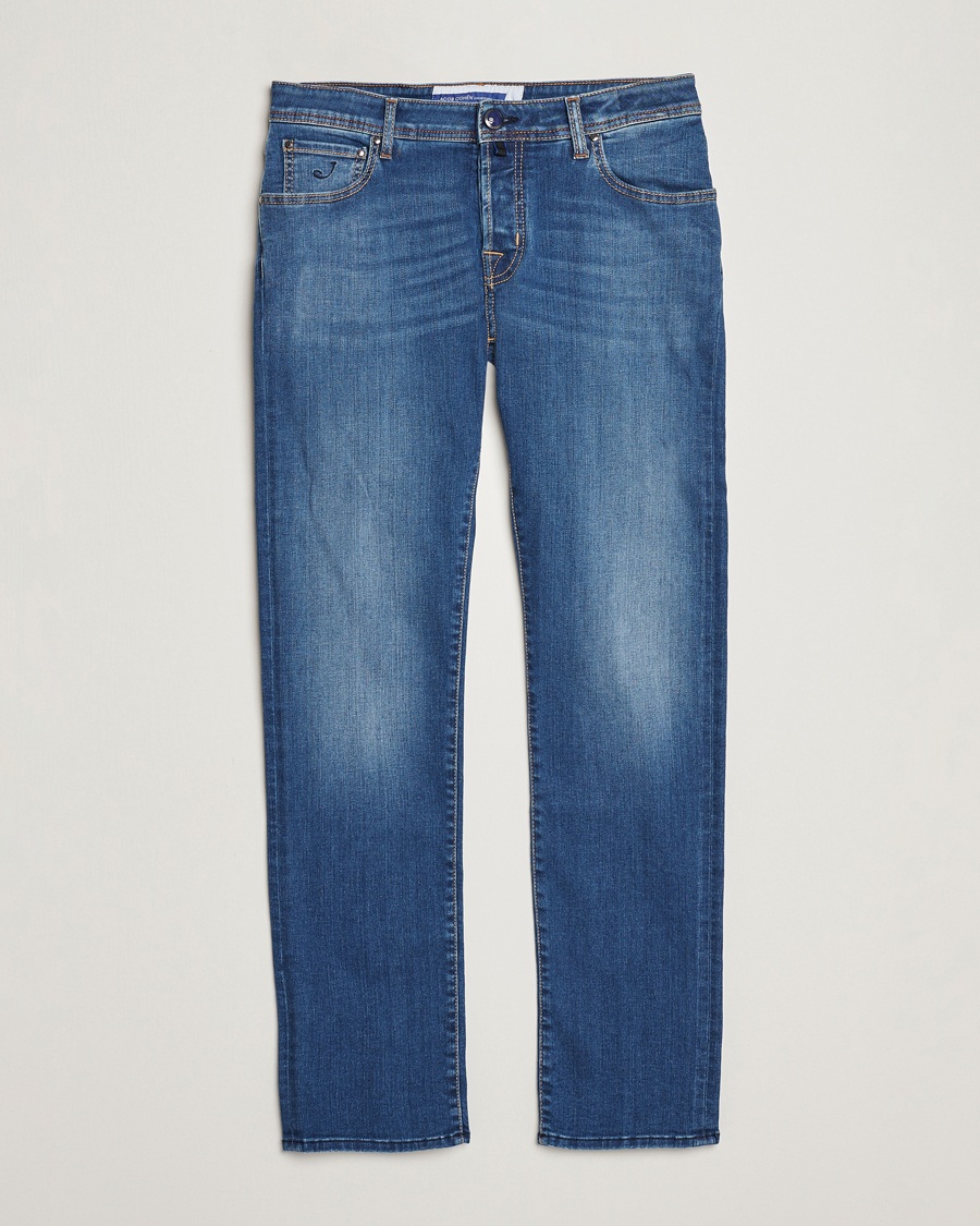 Herr | Jeans | Jacob Cohën | Nick Slim Fit Stretch Jeans Blue