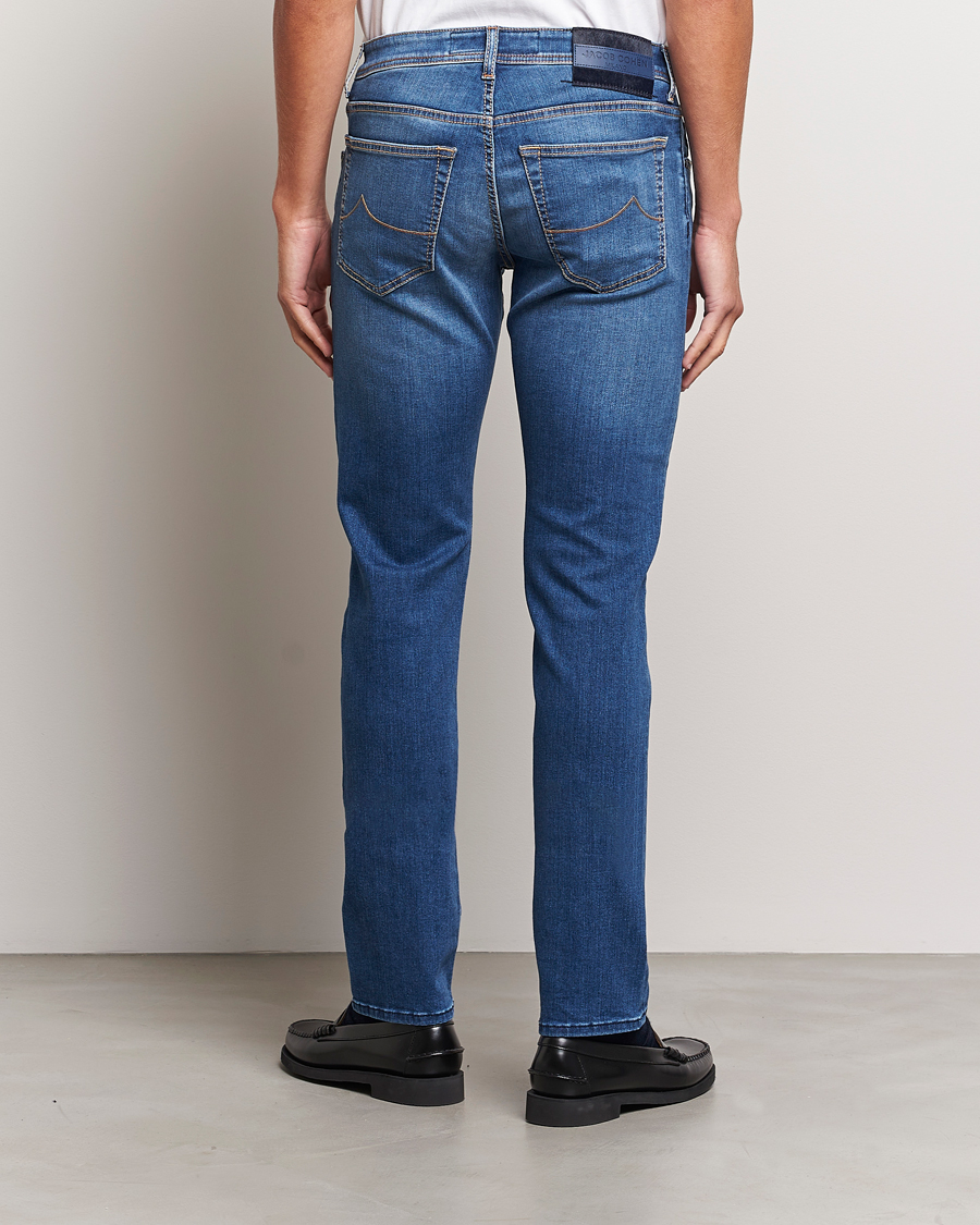 Herr | Jeans | Jacob Cohën | Nick Slim Fit Stretch Jeans Blue