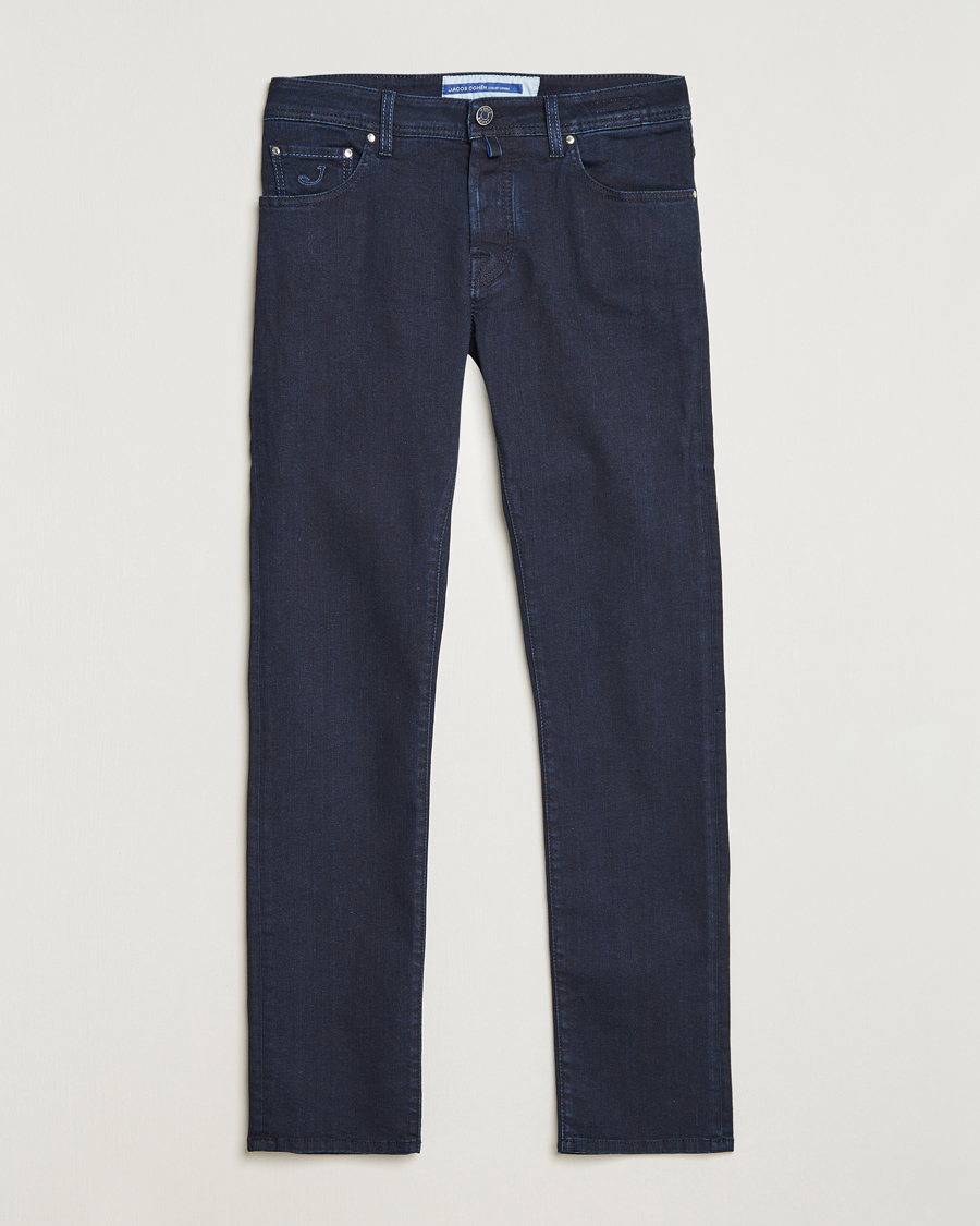 Herr | Jeans | Jacob Cohën | Nick Slim Fit Stretch Jeans Blue Black