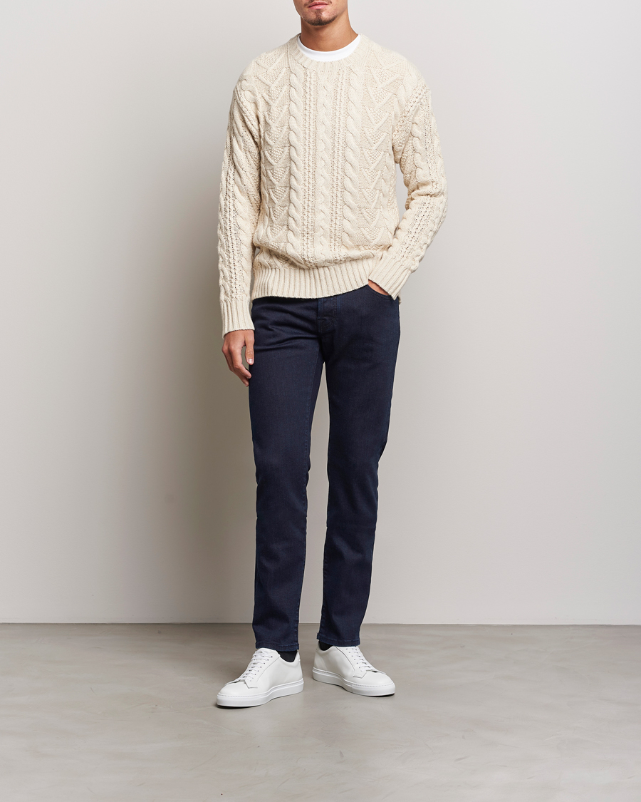 Herr | Jeans | Jacob Cohën | Nick Slim Fit Stretch Jeans Blue Black