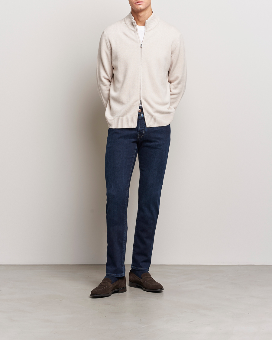 Herr | Jeans | Jacob Cohën | Nick Slim Fit Stretch Jeans Dark Blue