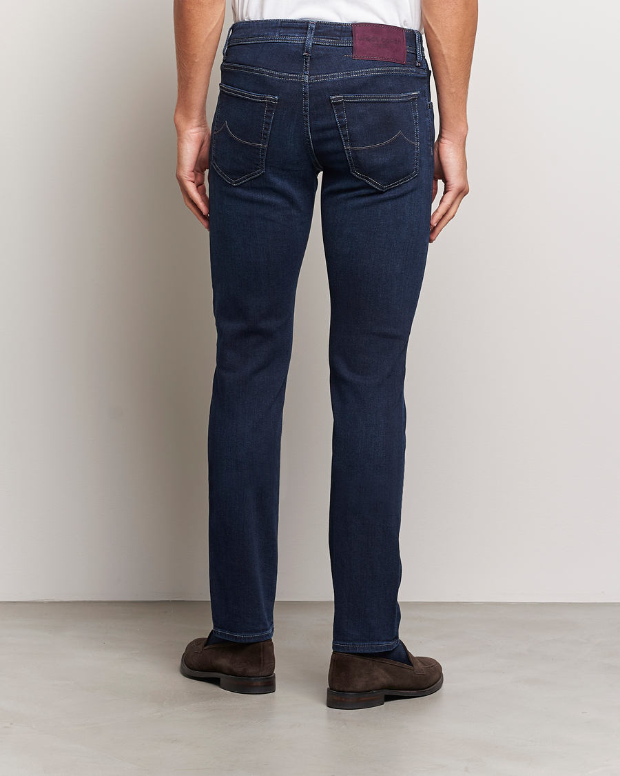 Herr | Jeans | Jacob Cohën | Nick Slim Fit Stretch Jeans Dark Blue