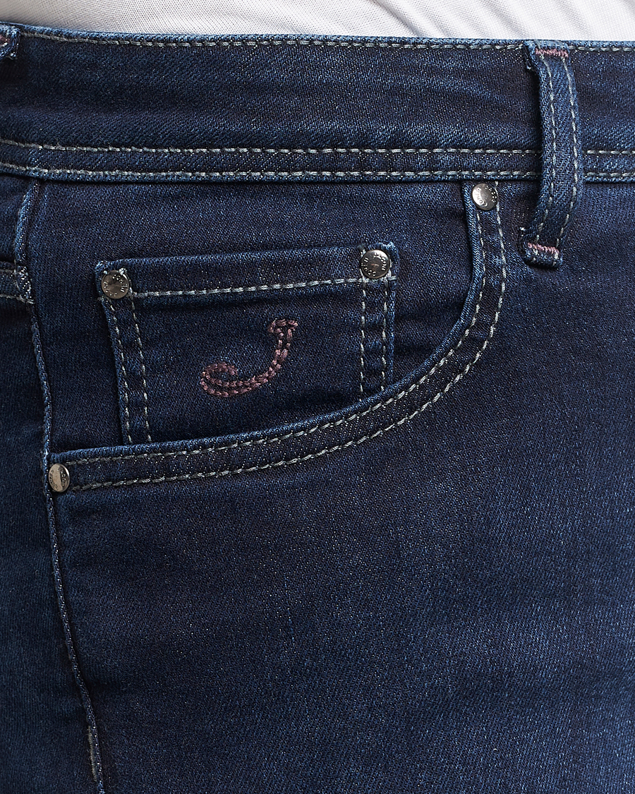 Herr | Jeans | Jacob Cohën | Nick Slim Fit Stretch Jeans Dark Blue