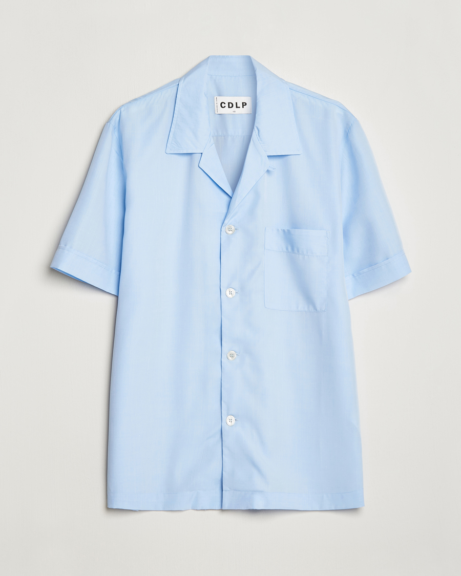 Herr |  | CDLP | Short Sleeve Pyjama Shirt Sky Blue