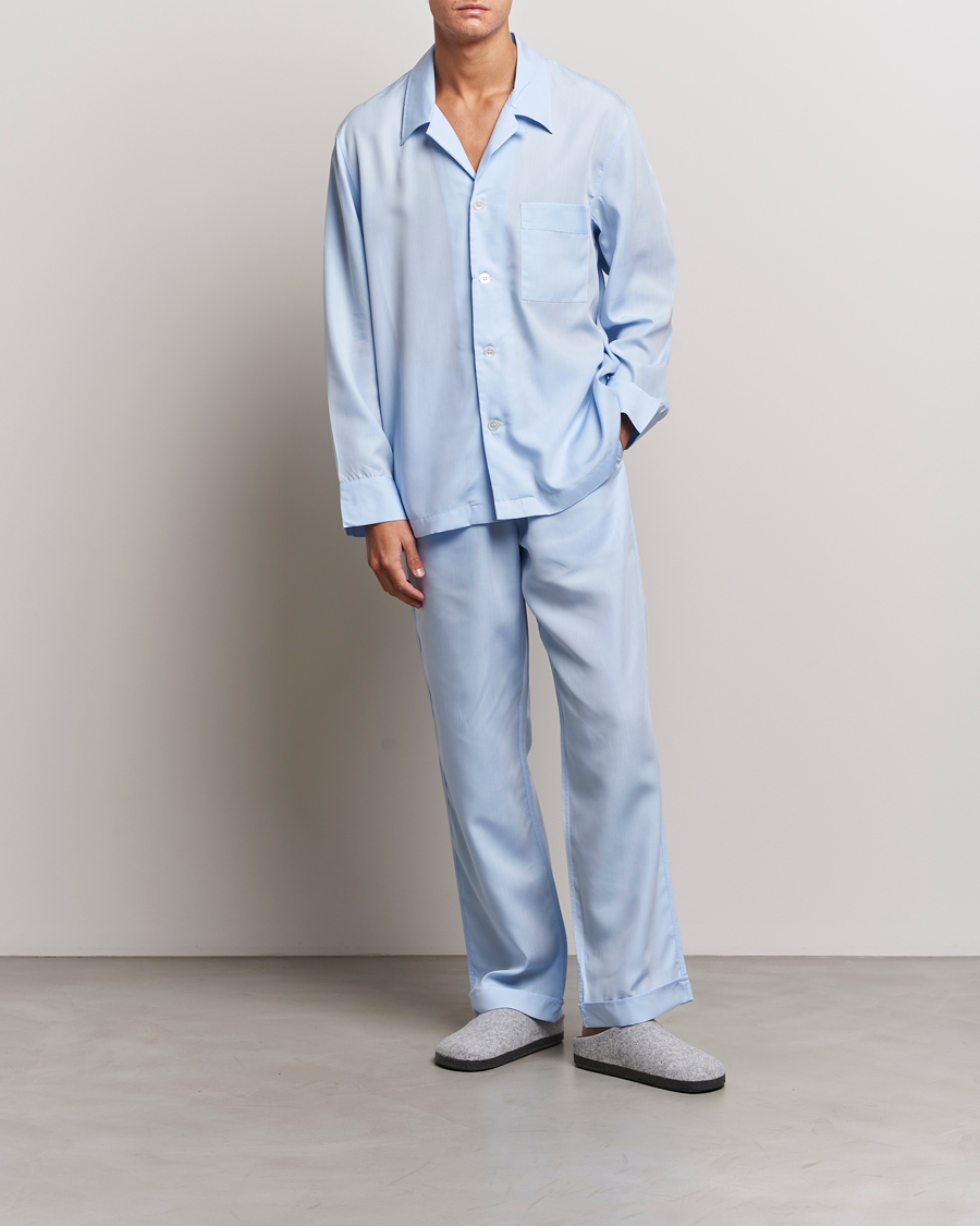 Herr | Pyjamas & Morgonrockar | CDLP | Pyjama Trousers Sky Blue