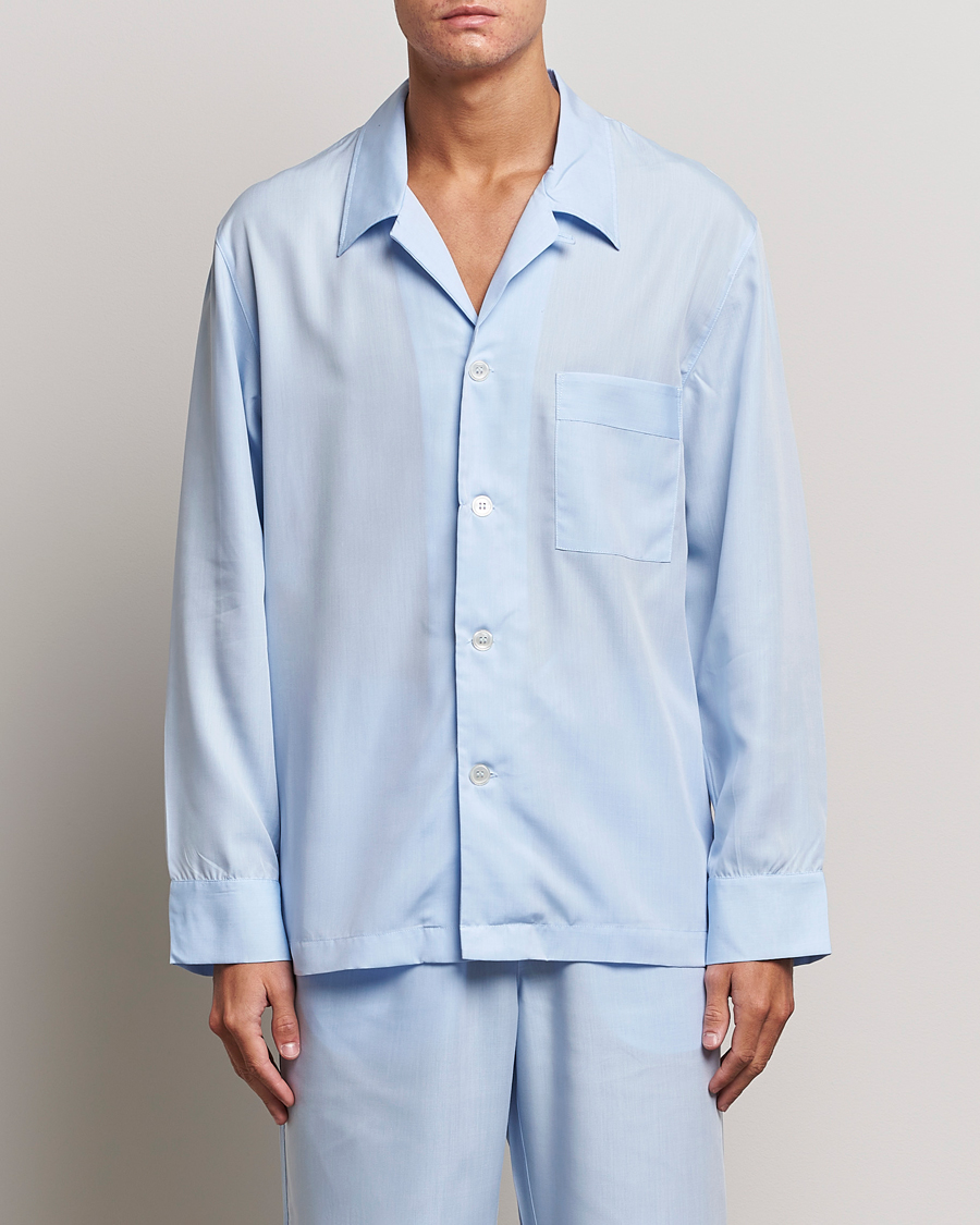 Herr |  | CDLP | Long Sleeve Pyjama Shirt Sky Blue