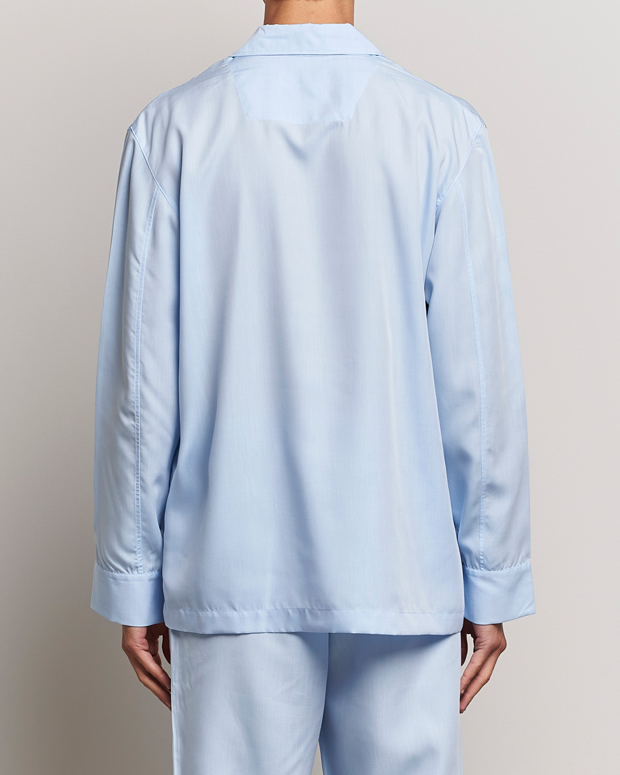 Herr | Pyjamas & Morgonrockar | CDLP | Long Sleeve Pyjama Shirt Sky Blue
