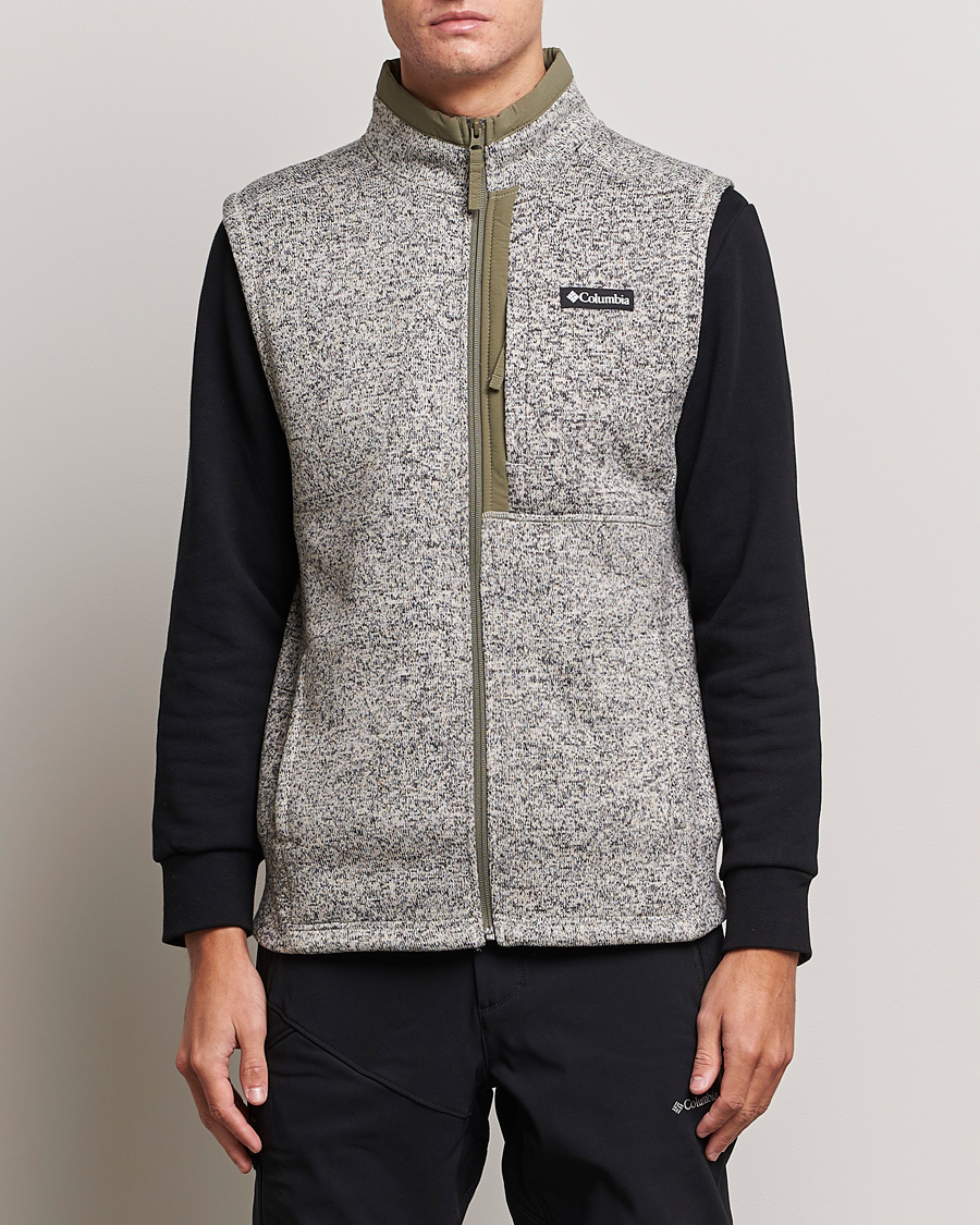 Herr | Active | Columbia | Sweater Weather Fleece Vest Dark Stone