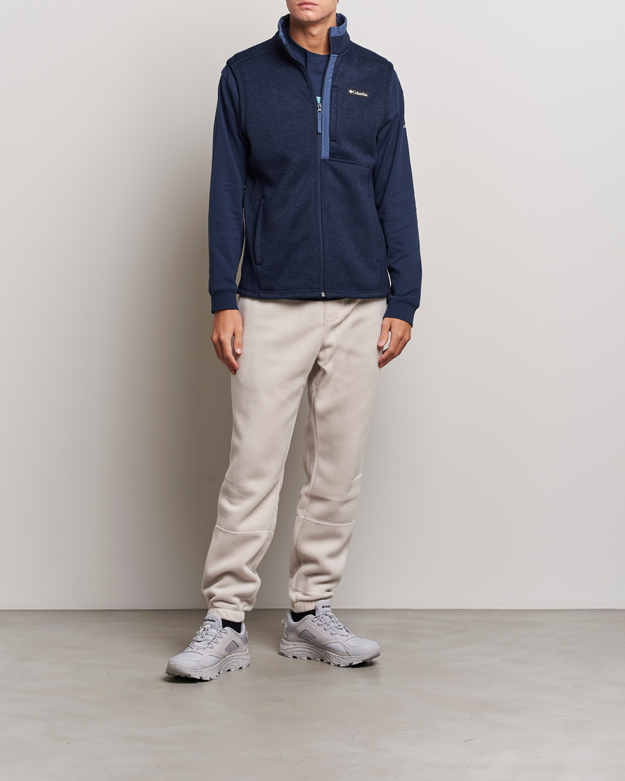 Herr | Tröjor | Columbia | Sweater Weather Fleece Vest Navy Heather