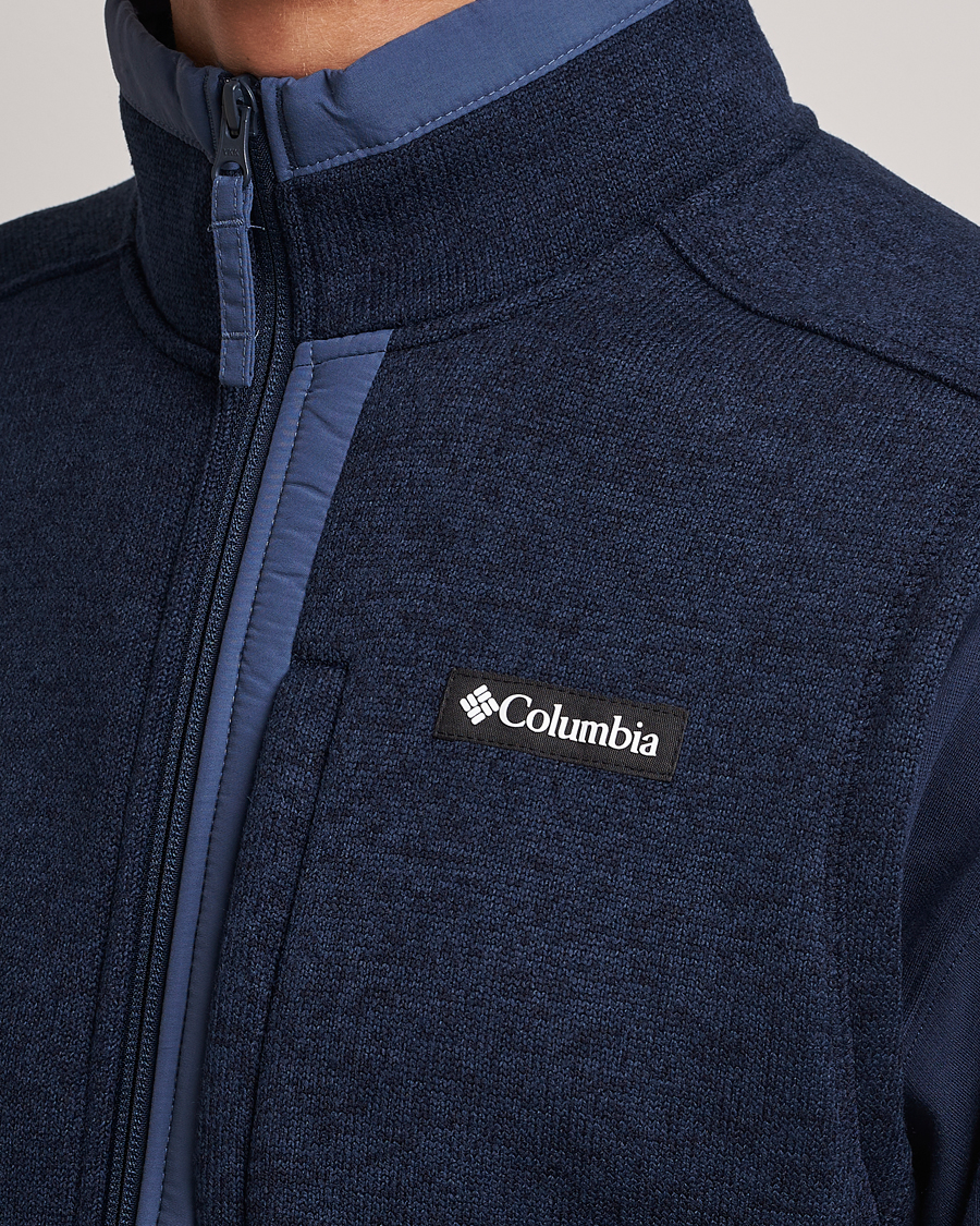 Herr | Tröjor | Columbia | Sweater Weather Fleece Vest Navy Heather