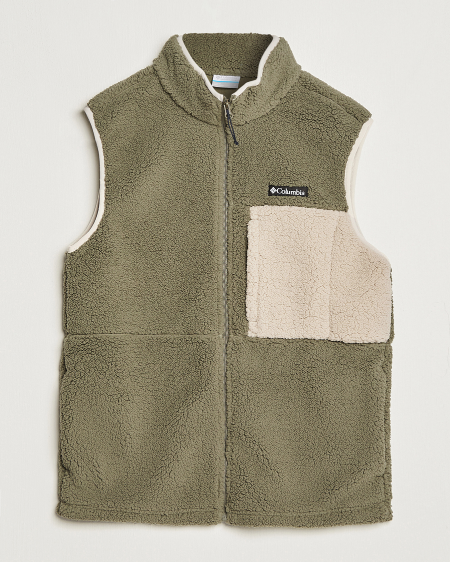 Herr | Tröjor | Columbia | Mountainside Heavyweight Fleece Vest Stone Green