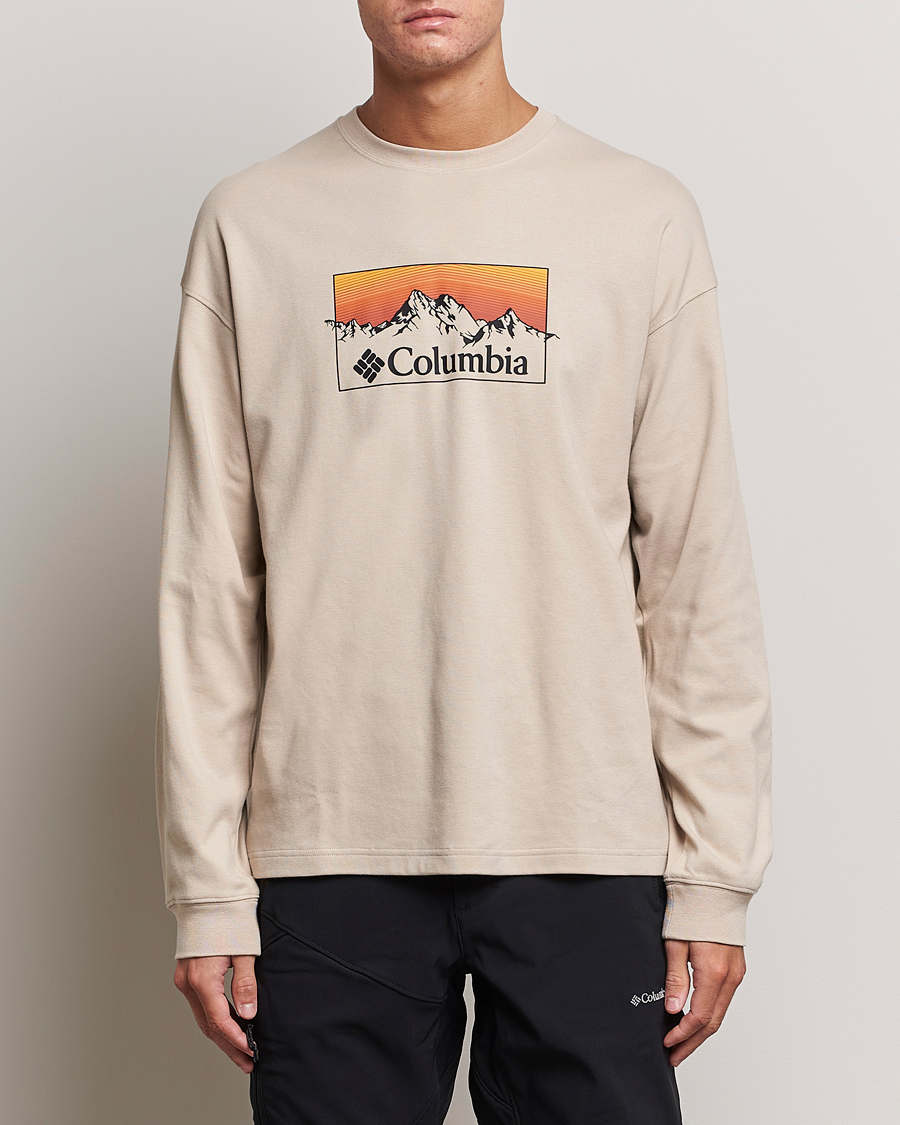 Herr | Columbia | Columbia | Duxbery Relaxed Long Sleeve T-Shirt Ancient Fossil
