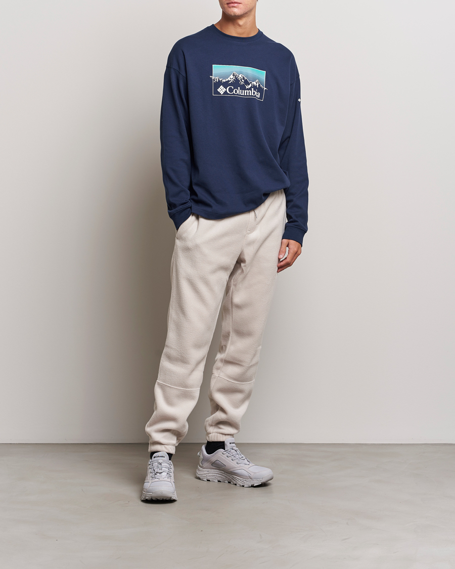 Herr | T-Shirts | Columbia | Duxbery Relaxed Long Sleeve T-Shirt Collegiate Navy