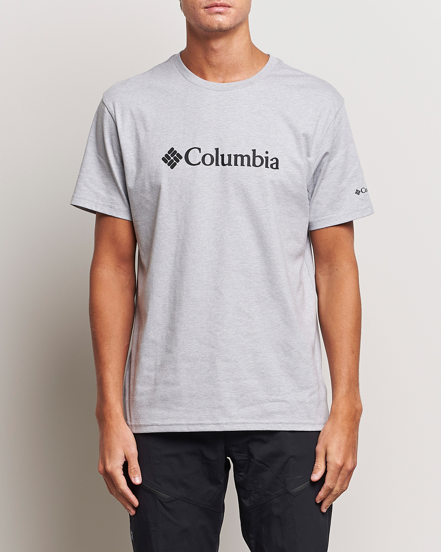 Herr |  | Columbia | Organic Cotton Basic Logo T-Shirt Grey Heather