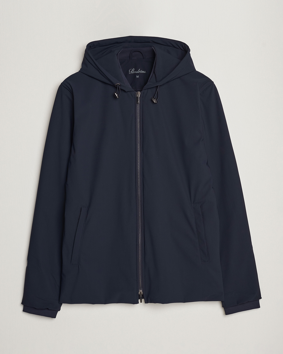 Herr | Jackor | Stenströms | Active Jersey Leisure Hood Jacket Navy