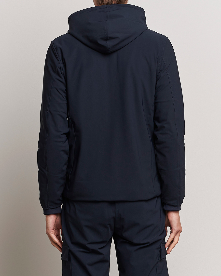 Herr | Jackor | Stenströms | Active Jersey Leisure Hood Jacket Navy