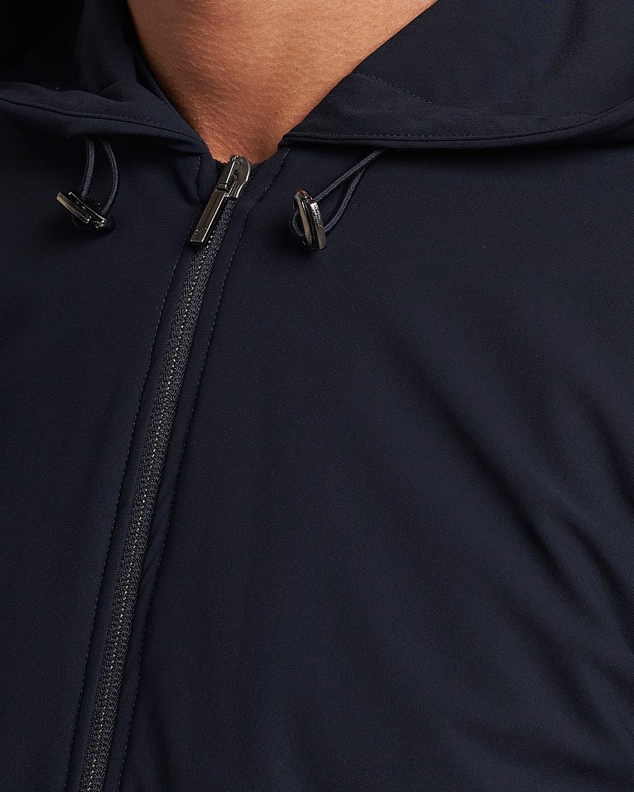 Herr | Jackor | Stenströms | Active Jersey Leisure Hood Jacket Navy