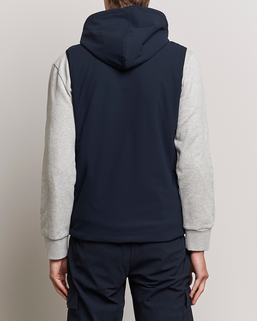 Herr | Jackor | Stenströms | Active Jersey Leisure Hood Vest Navy