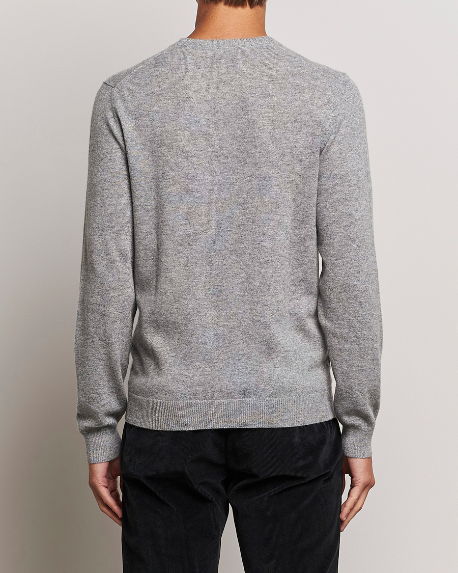 Herr | Tröjor | Stenströms | Cashmere Crewneck Grey