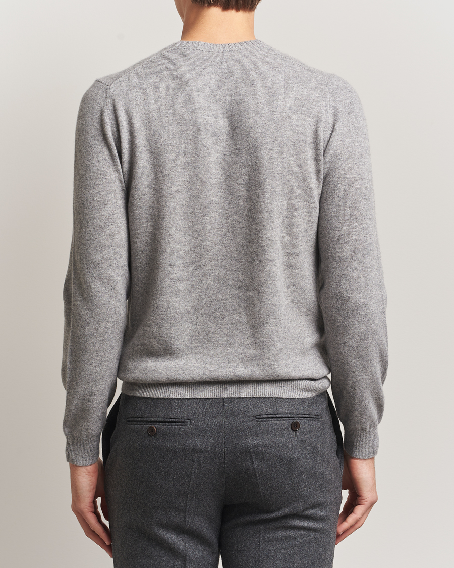 Herr | Tröjor | Stenströms | Cashmere Crewneck Grey