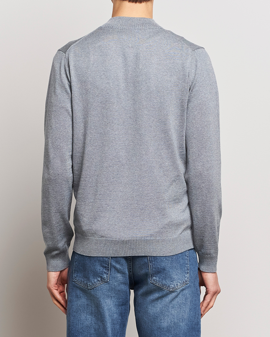 Herr | Tröjor | Stenströms | Merino Full Zip Grey