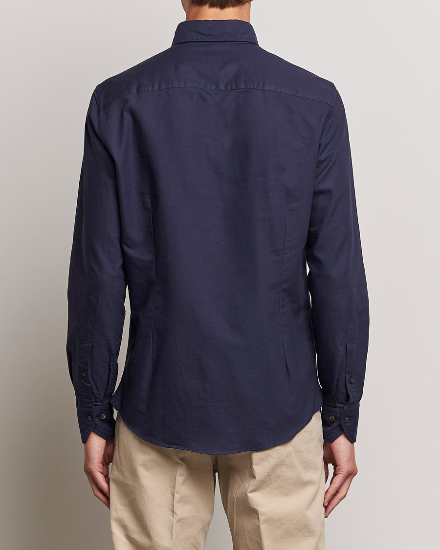 Herr | Skjortor | Stenströms | Slimline Oxford Shirt Navy