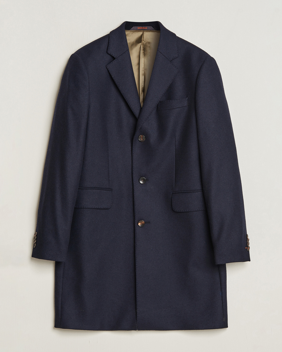 Herr | Jackor | Morris | Wool Coat Navy