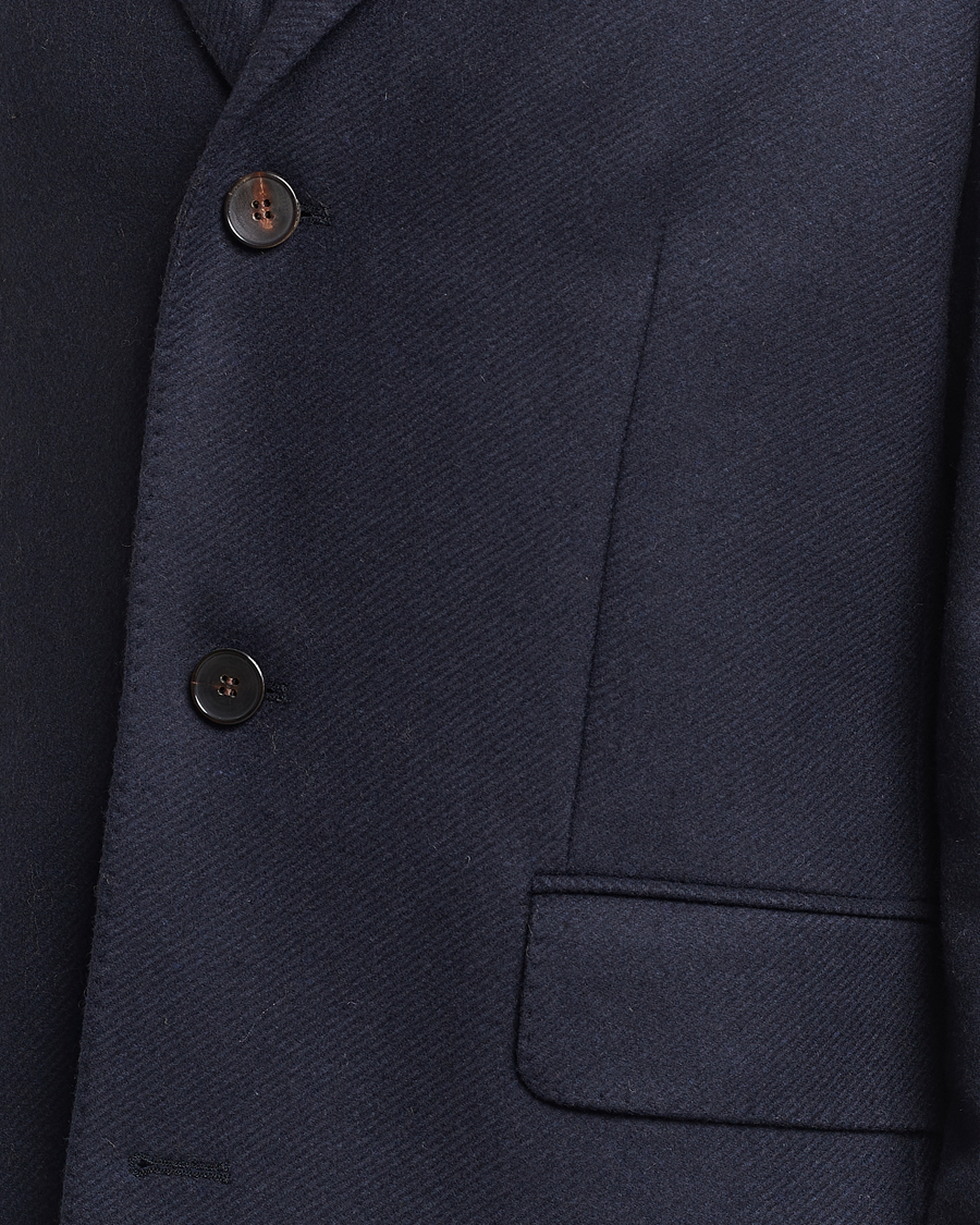 Herr | Jackor | Morris | Wool Coat Navy