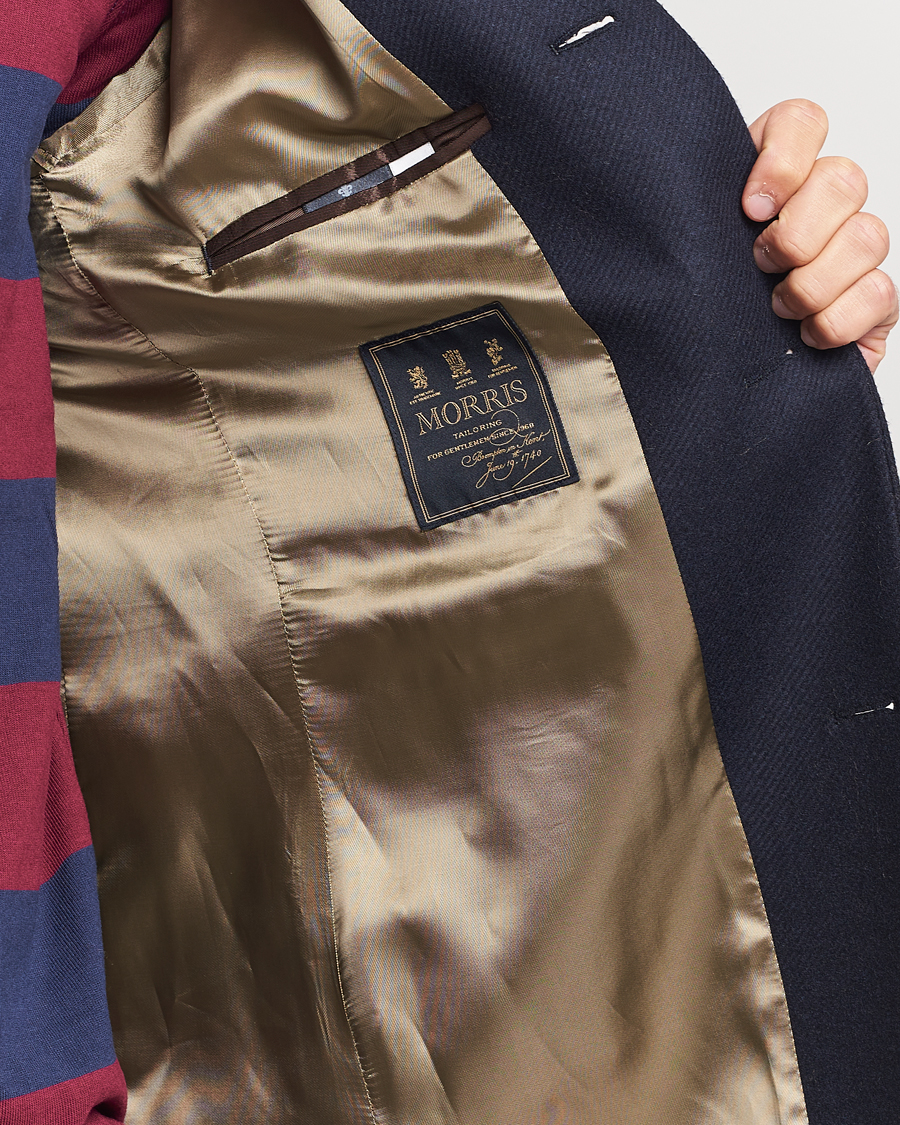 Herr | Jackor | Morris | Wool Coat Navy