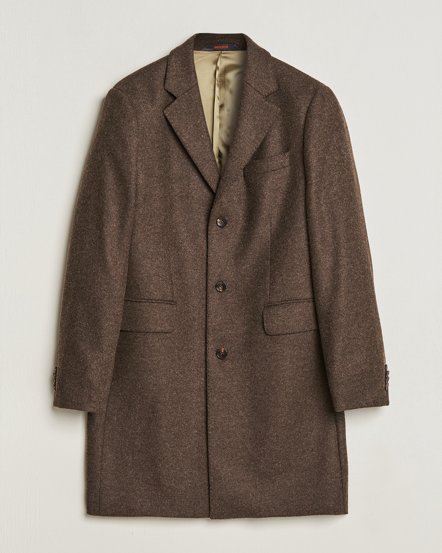 Herr | Jackor | Morris | Wool Coat Brown