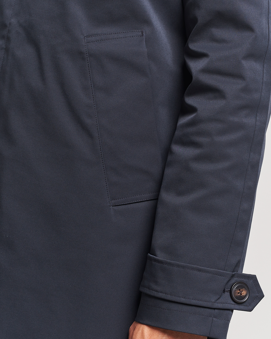 Herr | Jackor | Morris | Barlay Waterproof Car Coat Blue