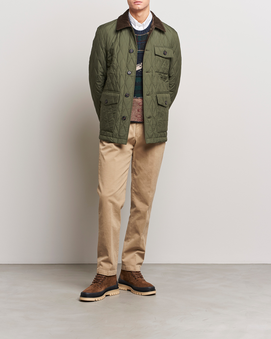 Herr | Jackor | Morris | Thornhill Quilted Jacket Olive