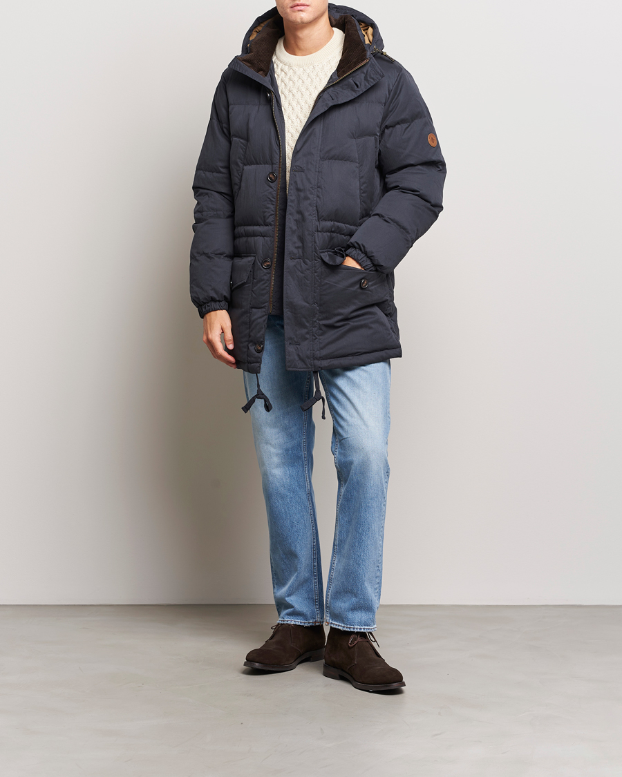 Herr | Jackor | Morris | Bower Down Parka Navy