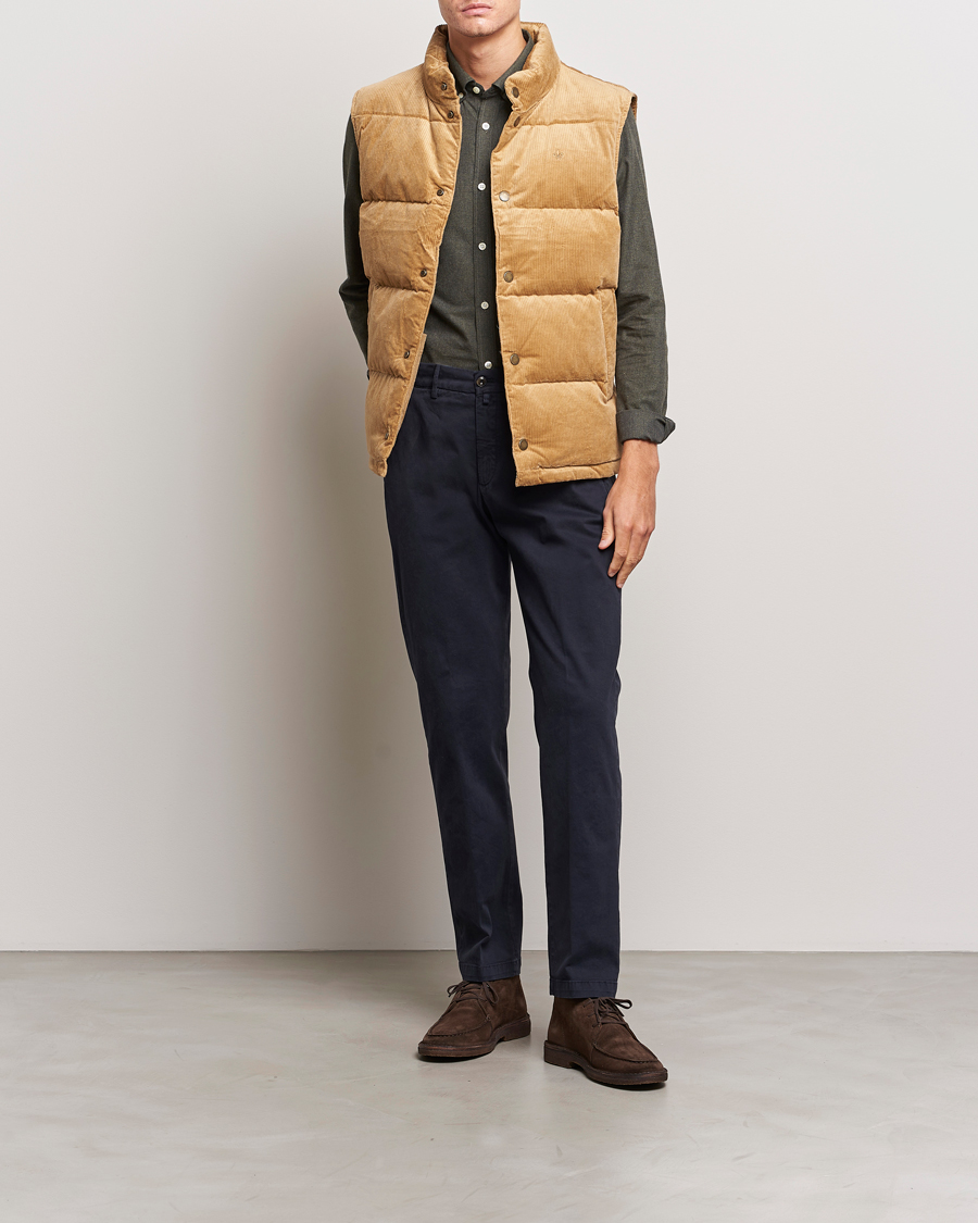 Herr | Jackor | Morris | Kirkby Cord Vest Beige