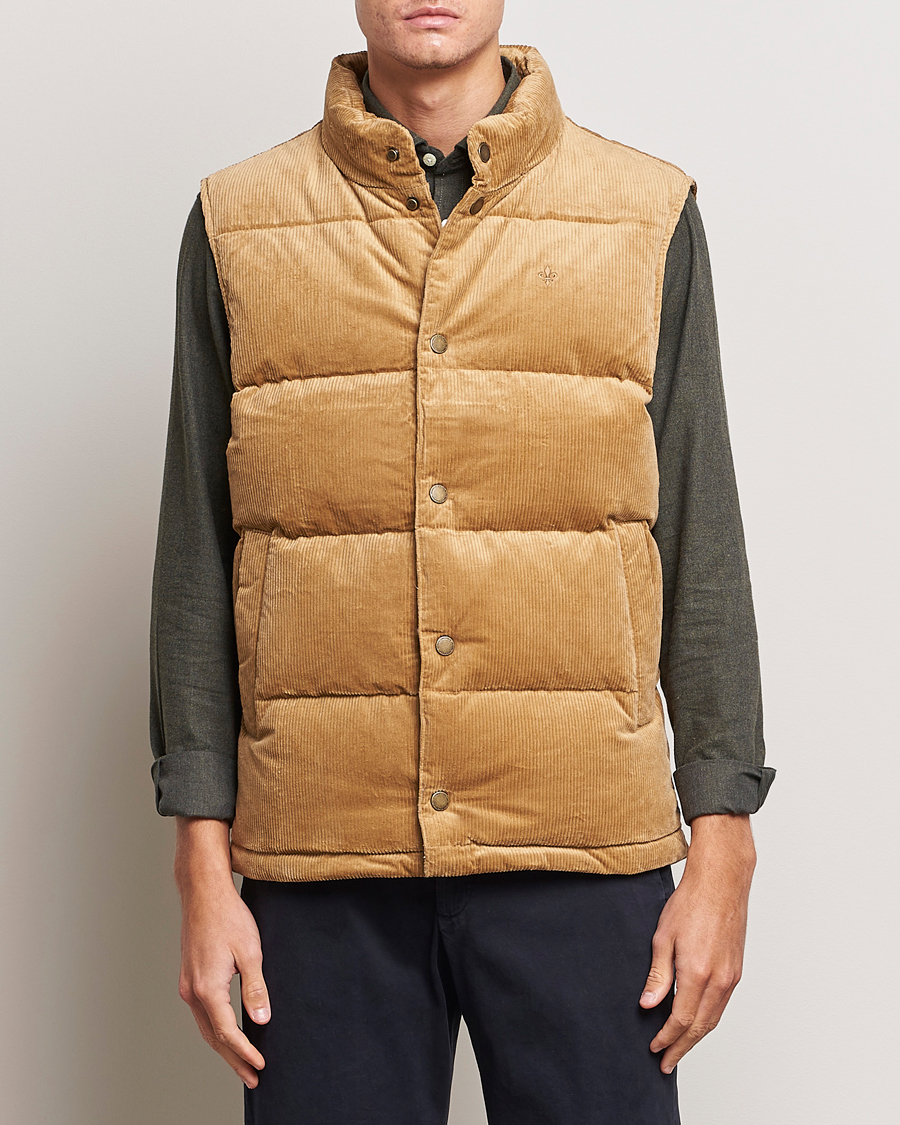 Herr | Jackor | Morris | Kirkby Cord Vest Beige