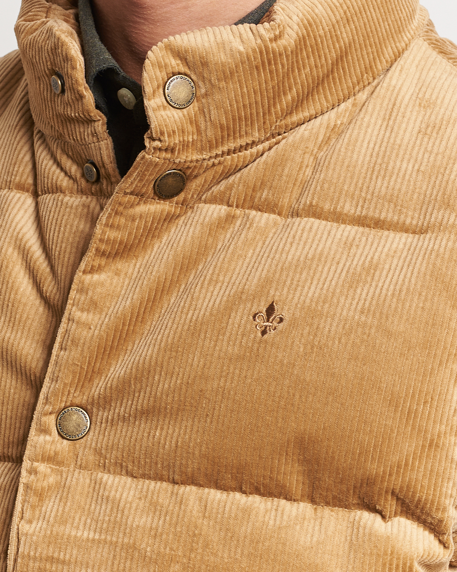 Herr | Jackor | Morris | Kirkby Cord Vest Beige